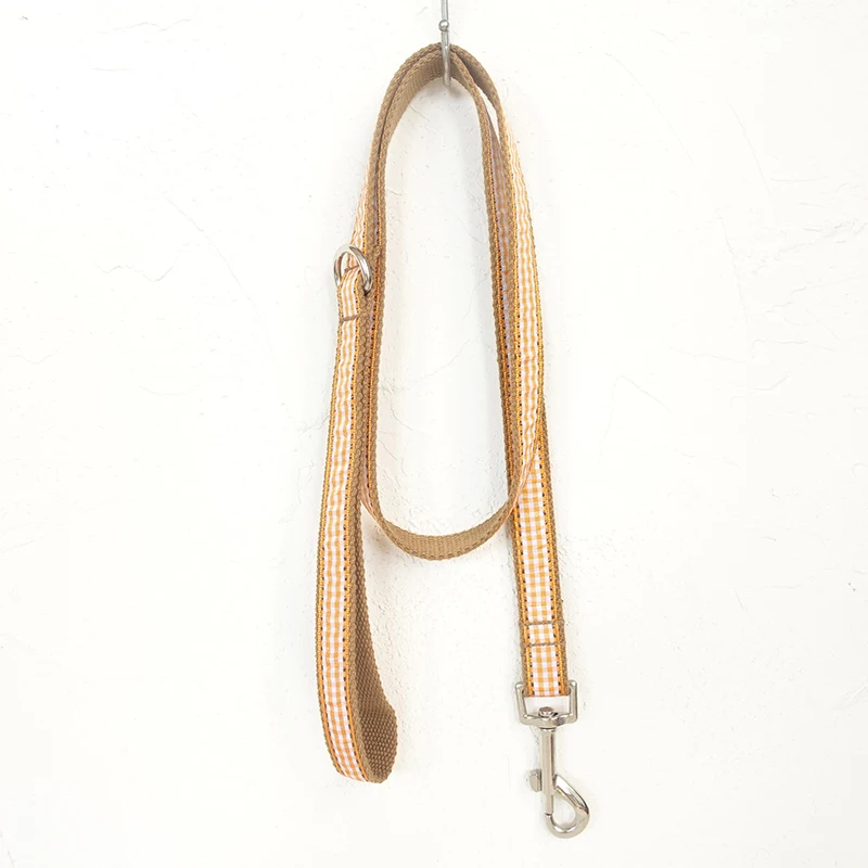 MUTTCO Collares personalizados para cachorros y mascotas con nombre, collar de venta al por menor, collar para perros grabado, collar para perros THE MARRON PLAID, 5 tamaños UDC013 - imagen 4