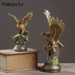 Figurilla de águila de resina – Decoración elegante para el hogar