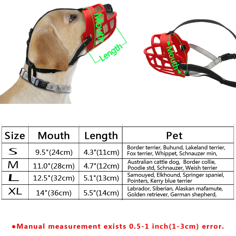 Mascarilla Perros YUDODO - Cesta Silicona Bozal Antimordida - imagen 2