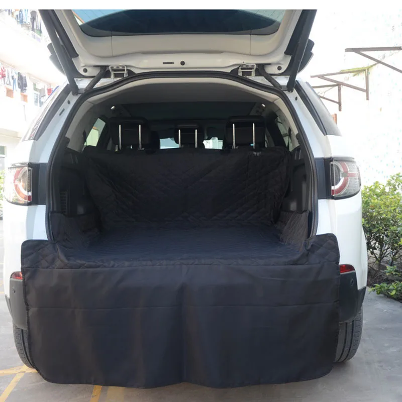 Estera impermeable para mascotas, portadores de perros, cubierta Interior de coche antiarañazos, Protector de viaje, bolsa de asiento trasero para SUV, accesorios de cubierta para mascotas - imagen 4