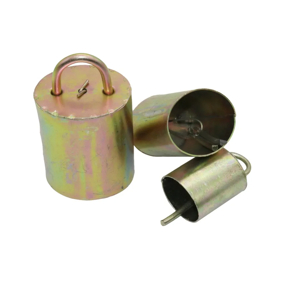 Campanas de cobre pequeñas y medianas para ganado, cascabeles de latón fuerte con sonido, 1 unidad - imagen 4