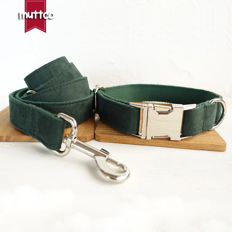 MUTTCO Collar de perro grabado con placa de identificación para perro Collar de alta calidad para perro COLLAR de perro diseño THE GREEN DAY 5 tamaños UDC019 - imagen 3