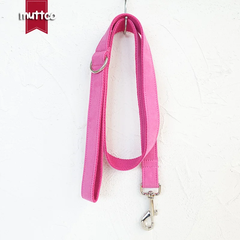MUTTCO retailing convenient to walk the dog collar THE PINK adjustable pet necklace for small large dog leash 5 sizes UDC076 - imagen 2
