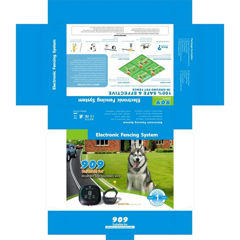 Valla eléctrica de seguridad para perros, accesorios de 909, solo receptor, 909 - imagen 2