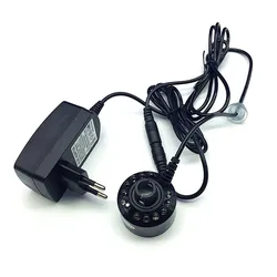 AC100-240V generador de niebla ultrasónica 12 LED atomizador de tanque de peces fuente de agua atomizador de estanque humidificador de aire incubadora humidificador 1 ud.