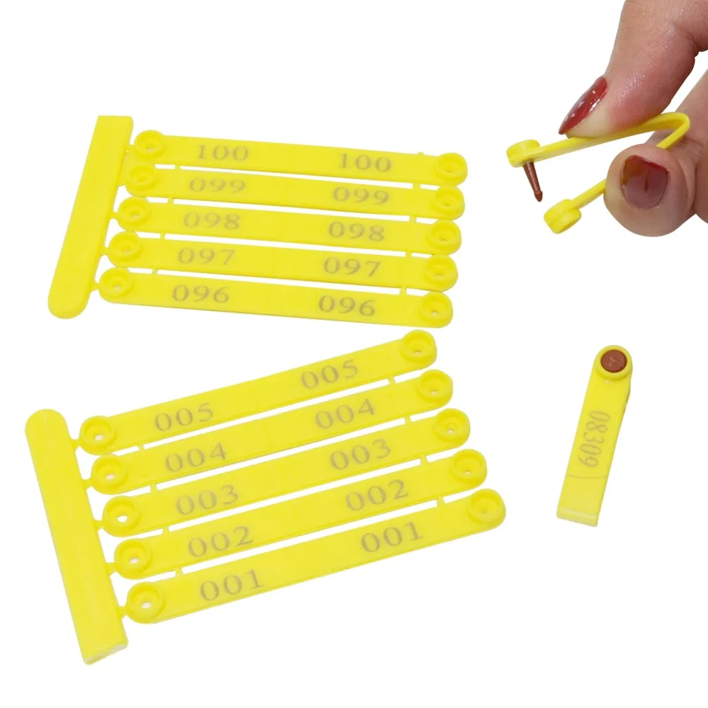 Anillo de identificación de alas de pollo, codorniz, Paloma, pato, ganso, aves de corral, 30 piezas - imagen 5