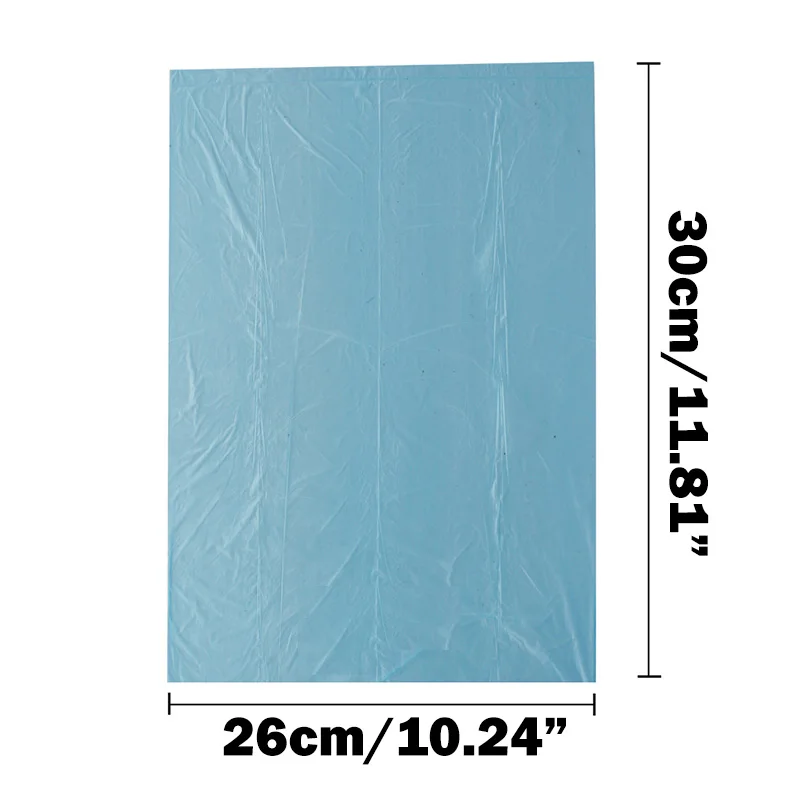 Bolsa de basura para residuos de perro y mascota, Color aleatorio, Degradable, para limpieza de excrementos de mascotas al aire libre, con dispensador de hueso - imagen 2