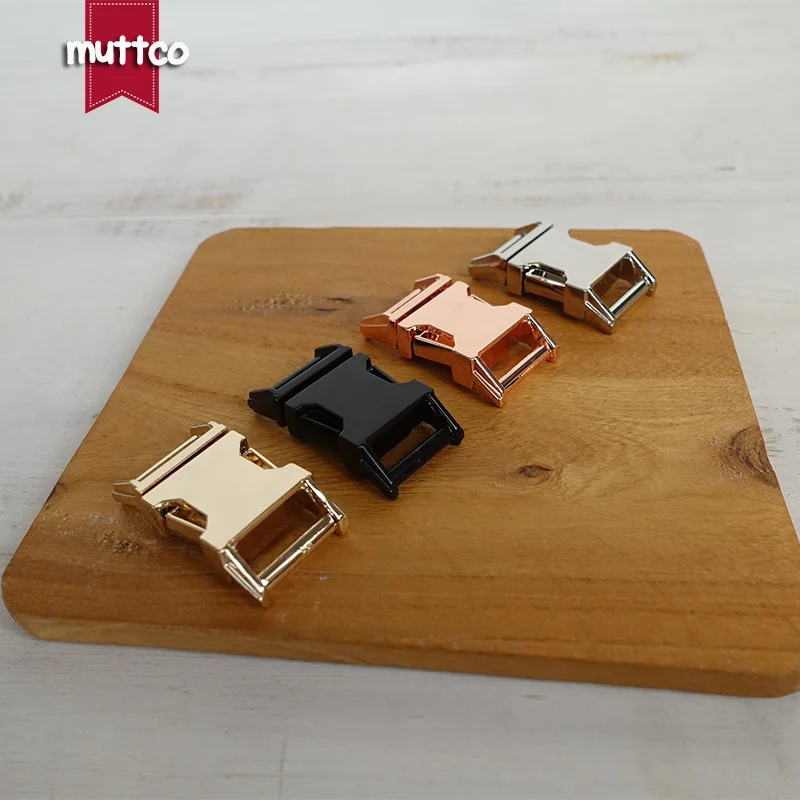 50pcs/lot DIY dog collar accessory 15,20,25,30mm webbing backpack quick-release buckle zinc alloy pet puppy supplies 4 colors - imagen 3