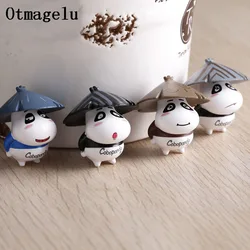 4 figuras decorativas de jardín: gnomos y hadas miniatura
