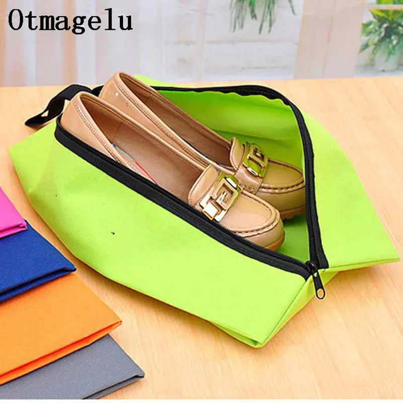 Portable Zip Lock Shoe Storage Bag for Outdoor Travel Storage Organizer Waterproof Dustproof Shoe Bag Cover for Room Accessories