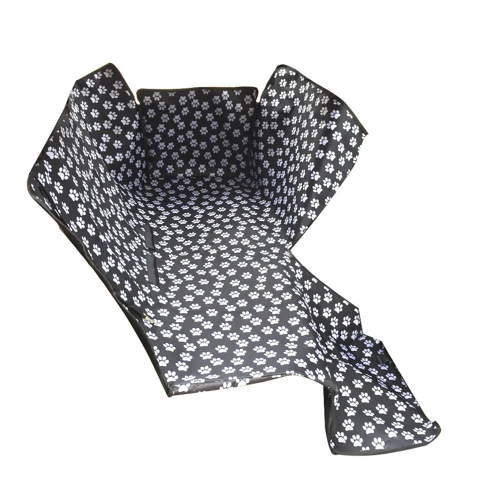 Transportadores traseros impermeables para perros, cubierta de asiento de coche, Protector de hamaca con cinturón de seguridad - imagen 4