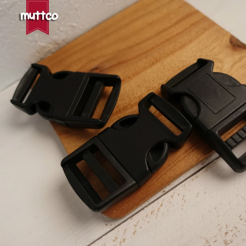 1 unidad DIY para Collar de perro fabricantes al por mayor mochila negra de 2,5 cm hebilla de plástico hebilla de ajuste de plástico DCK-012 - imagen 4