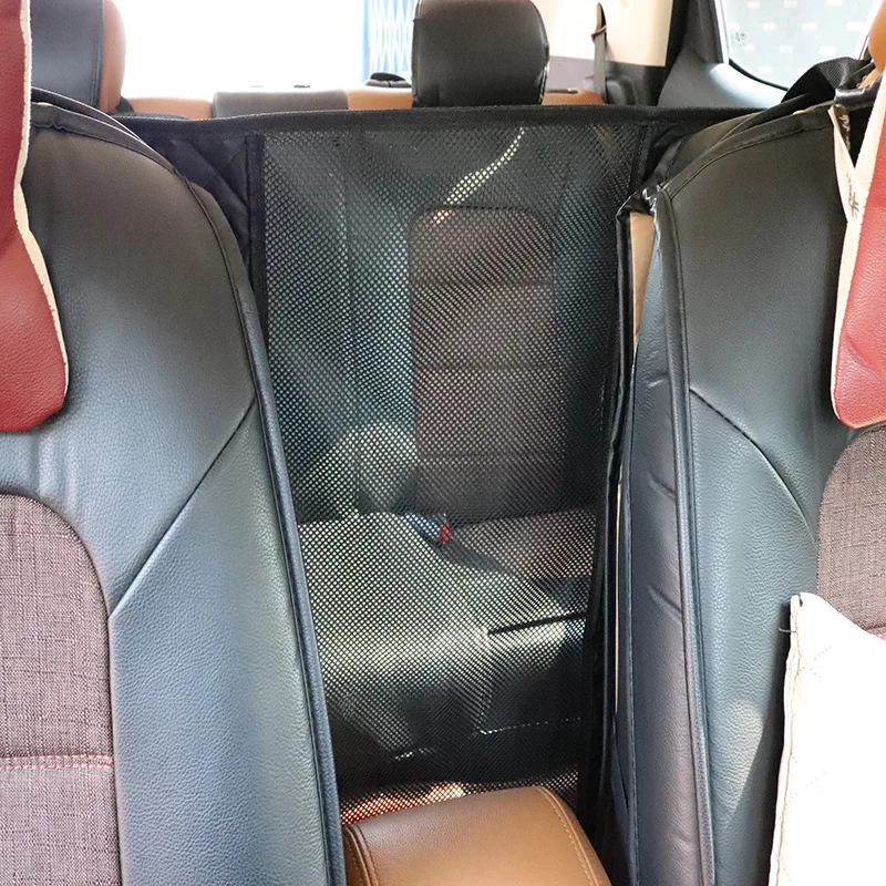 Fundas de aislamiento para asiento de coche para mascotas, para perros grandes, cabina separada, accesorios de viaje para Interior de coche, alfombrilla transportadora para perros con bolsa de almacenamiento - imagen 4