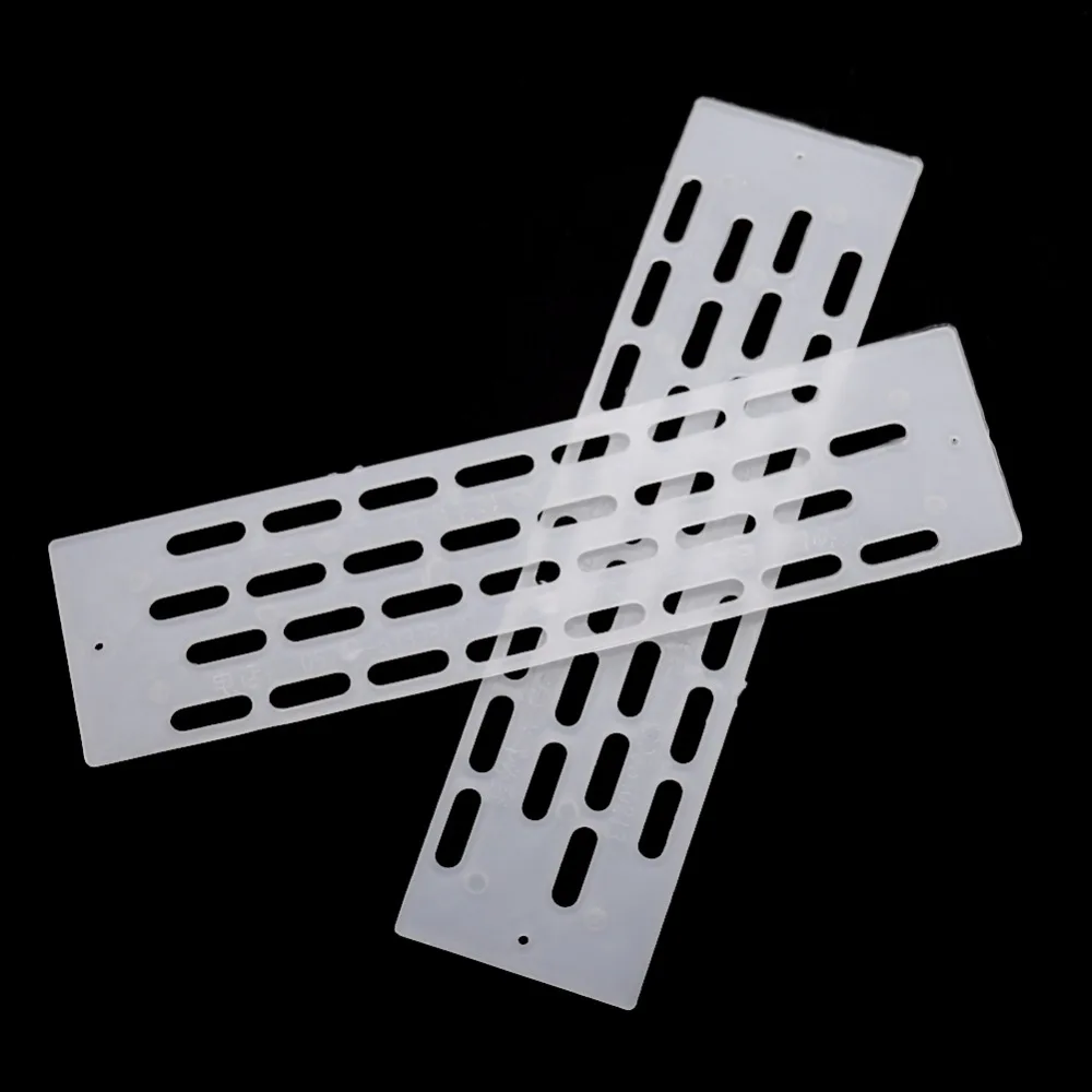 Apicultor Anti Escape Run Fly Away Bees Queen plástico espaciador Ward colmena bloqueador barrera hoja nido puerta suministros 20/40 Uds - imagen 5