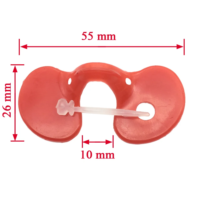 Gafas para pollo perforadas, herramienta de reutilización, faisán, faisán, equipo de cría de pollos, 500 productos - imagen 2