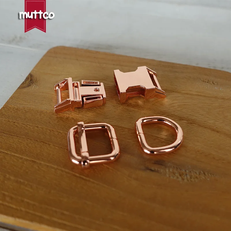 50 juegos por lote, accesorios para Collar de perro DIY, hebilla de Metal de aleación de Zinc con hebilla ajustable y anillo en D en 4 colores chapados de 15-30mm - imagen 3