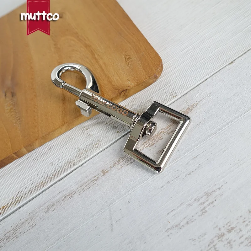 10 unids/lote hebilla grabada, ofrecemos servicio de grabado láser logotipo personalizado 20mm gancho de clip para perro 4 colores