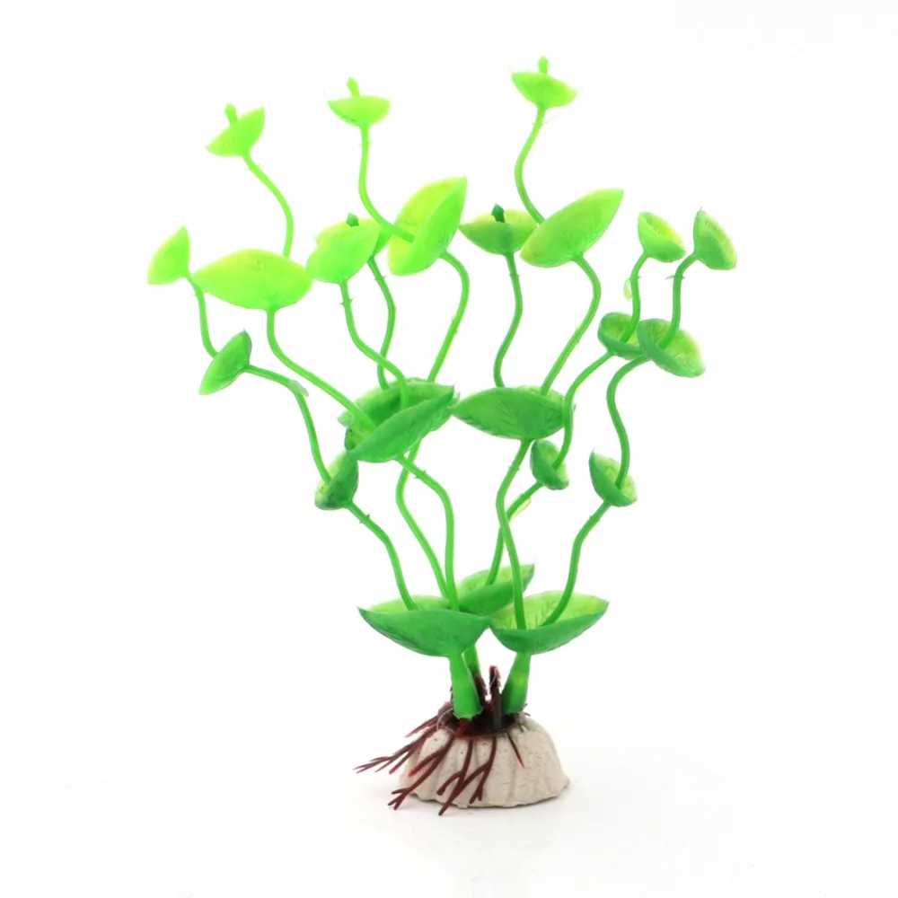 Plantas artificiales para acuario, adornos para peceras, accesorios de decoración, 1 pieza - imagen 2