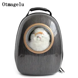 Transportín acrílico para gatos y perros pequeños, ideal para coche