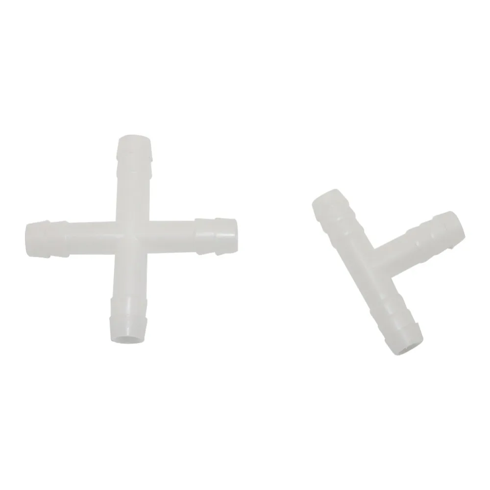 50 Uds. Conexión de manguera para beber de 10mm 3 vías 4 vías animales de granja pollos codorniz conejos animales herramienta para beber aves de corral - imagen 4