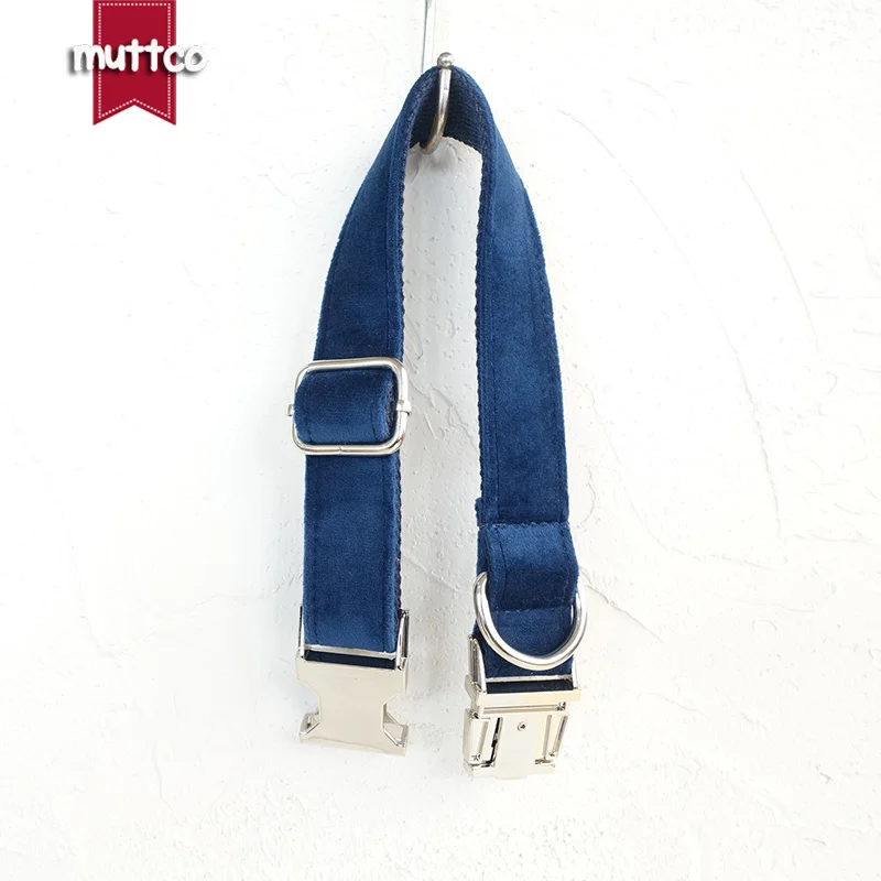MUTTCO-collar de zafiro ajustable para perro, juego de correa para mascotas, productos cómodos para caminar, 5 tamaños, UDC078 - imagen 2