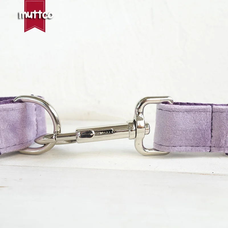 MUTTCO vende al por menor collar personalizado con etiqueta para perro mascota THE VIOLET auto-diseño ajustable cachorro gato placa de identificación collares 5 tamaños UDC082 - imagen 4
