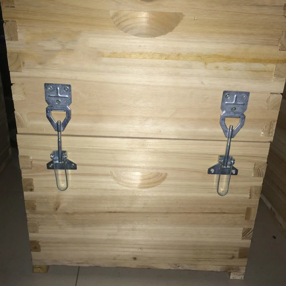Dispositivo de bloqueo de colmena, conector de hebilla ajustable de hierro galvanizado, soporte profesional para colmena, equipo de apicultura, 2 uds.