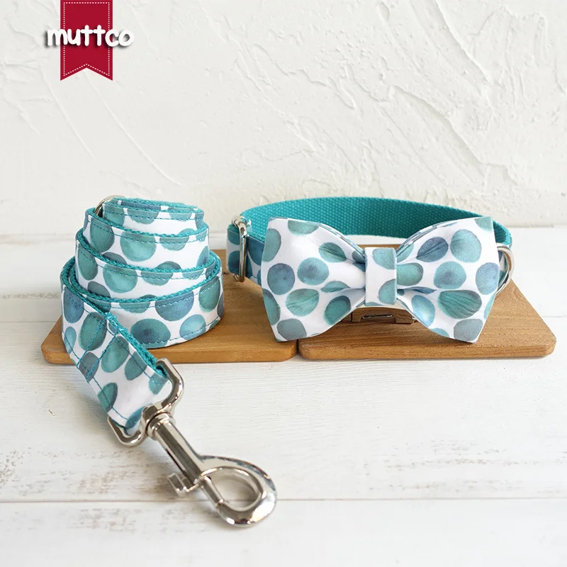 MUTTCO vende al por menor collar de perro agradable de diseño propio THE BUBBLE collares y correas de perro de estilo folk único 5 tamaños UDC053 - imagen 5