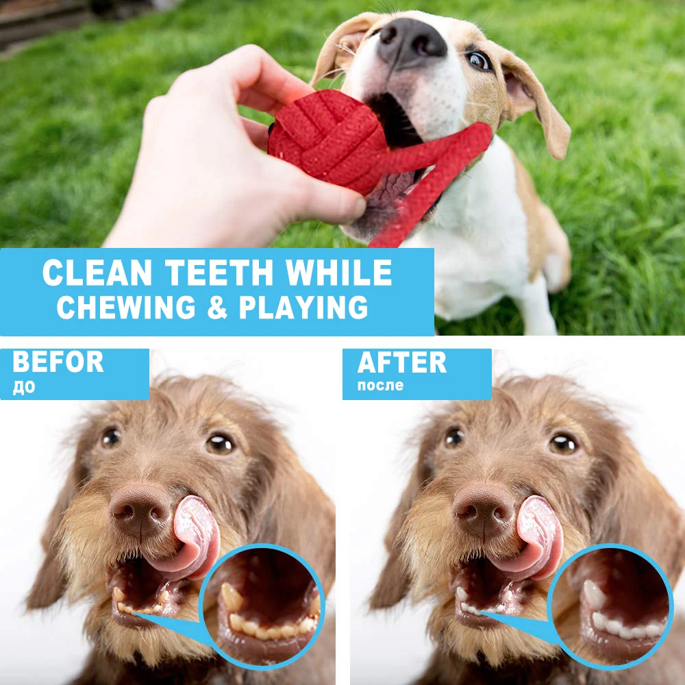 12Pcs Large Dog Toy Sets Chew Rope Toys for Dog Chewing Toys for Dog Outdoor Teeth Clean Toy for Big Dogs Juguete para Perros - imagen 2