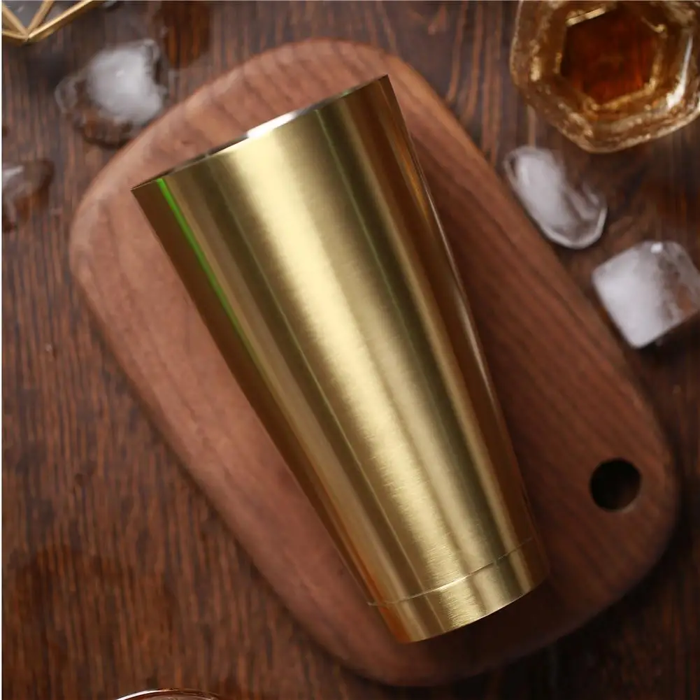 Coctelera Boston de acero inoxidable, 2 piezas, estilo americano, taza mezcladora Bos, herramienta de Bar para barman, 750Ml - imagen 3