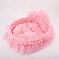 Sofá cama polar suave para perros y gatos pequeños