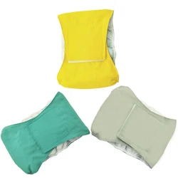 Pañales reutilizables lavables para perros cómodos y absorbentes