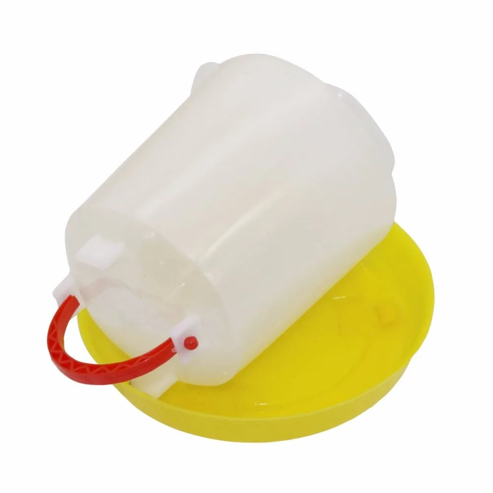Cubo de agua para pollo, bebedero automático para pollitos, gallina, gallo, gallina, aves de corral, codorniz, Paloma, suministros de alimentación, 17x14cm, 1KG
