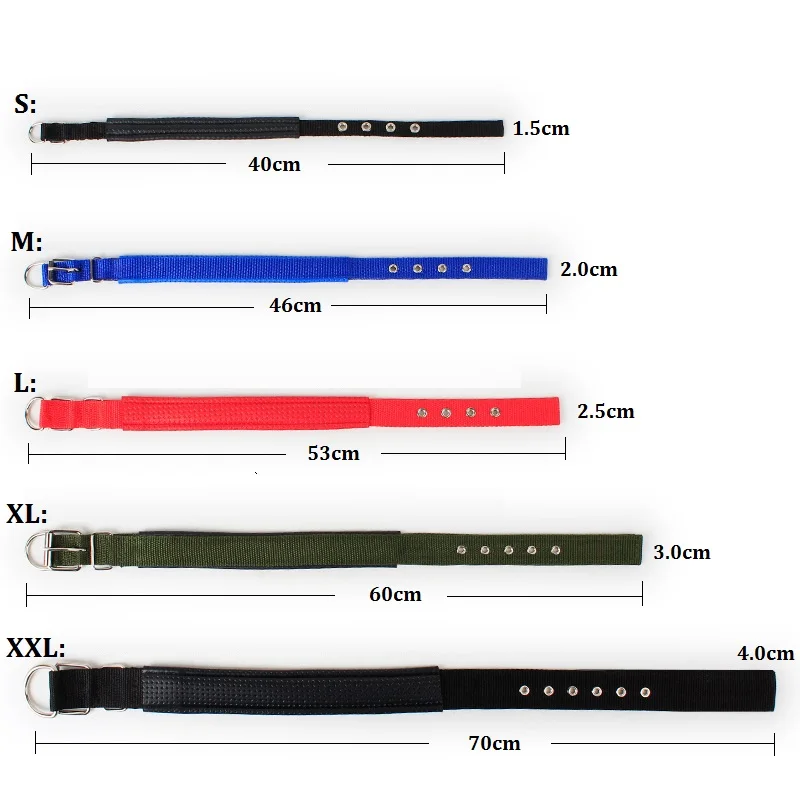 Collar de perro con correa de nailon ajustable para perros pequeños y grandes, accesorios para cachorros, Collar de cuero para perros, cuello de Husky Golden Retriever - imagen 5