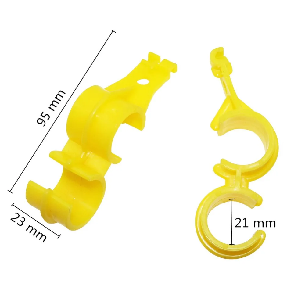 50 juegos de ganchos para bebedero de pollos, sistema de agua potable para aves de corral, soporte para tubería, envío gratis - imagen 2