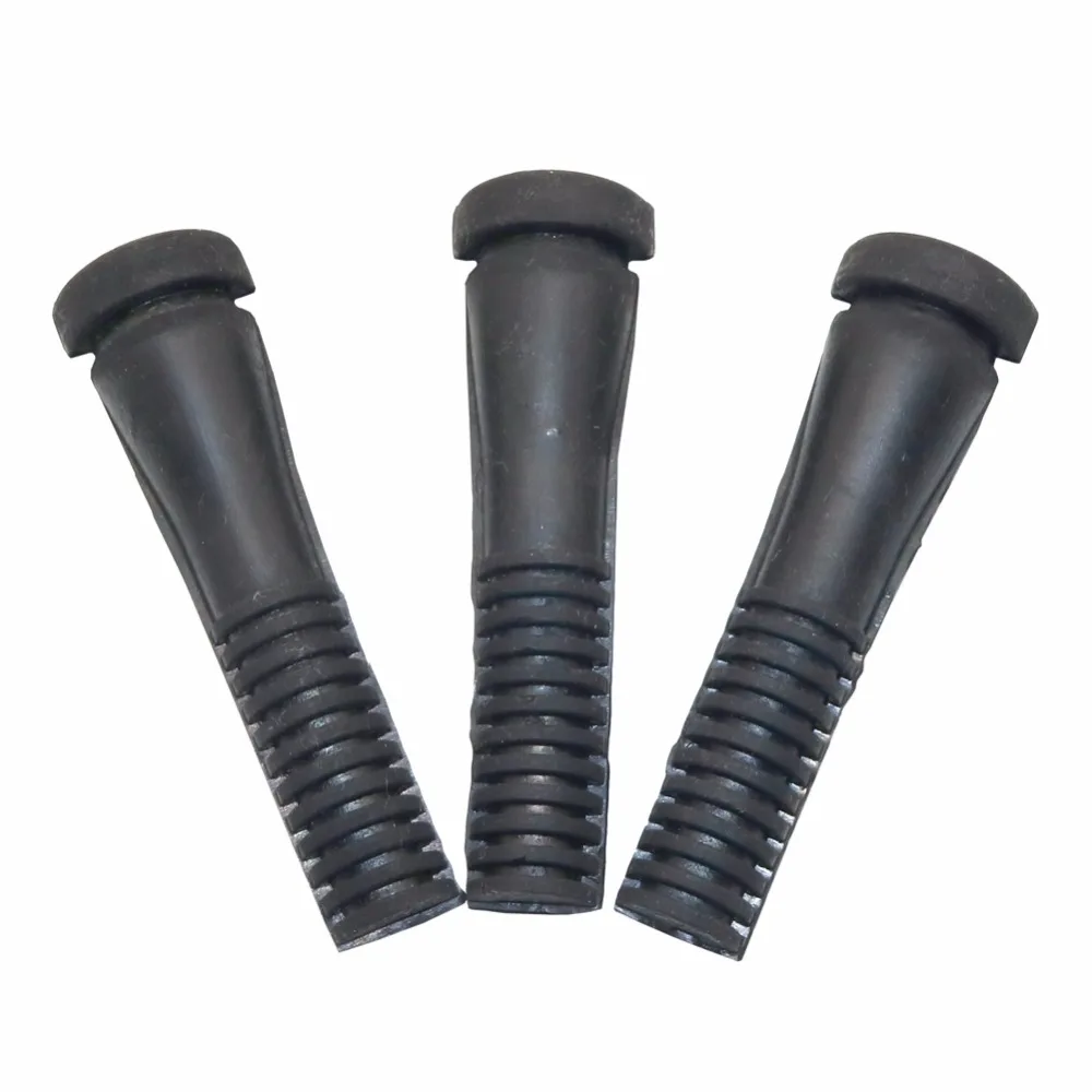 Máquina de depilación con ranura para pollos, patos, aves de corral, 25 unidades, dedos de goma negros de 2,0 cm de diámetro - imagen 3