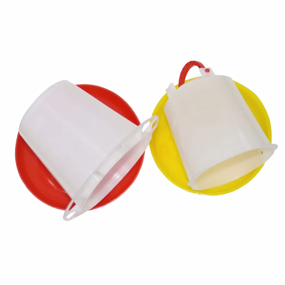 1kg+1L Poultry Feeder And Waterer Water Food Dispenser Automatic Chicken Birds Chick Waterer Feeding Farm Animal Feeding Tools - imagen 4