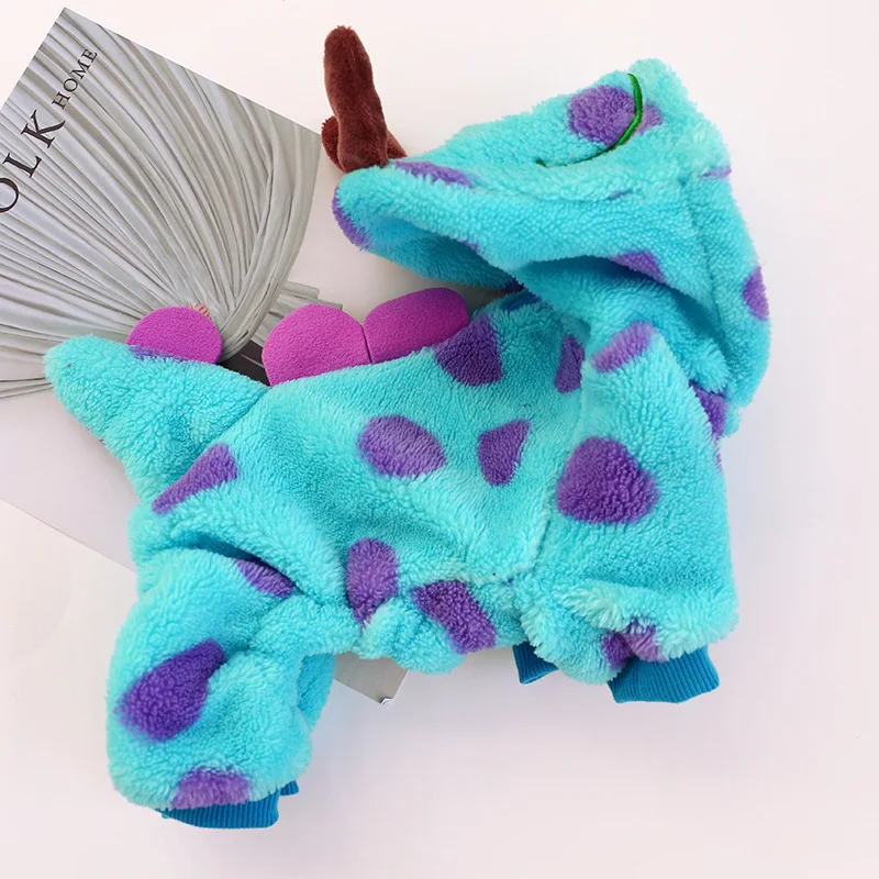 Disfraz de lana de invierno para perros pequeños, ropa gruesa para cachorros y gatos, abrigo, chaqueta, ropa para mascotas - imagen 5