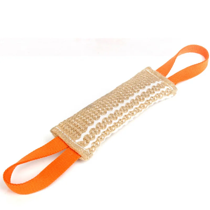 Palo de entrenamiento para morder perro, suministros, almohadilla de almohada, juguetes para masticar con asas, cubierta protectora interactiva para policía K9 Schutzhund - imagen 4