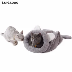 Saco de dormir para gatos cálido y reversible