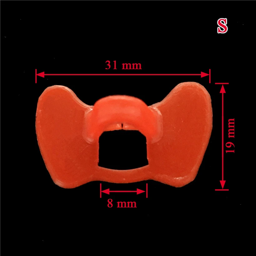 Gafas sin perno para pollo, lentes de faisán de polietileno, Ojo de faisán, equipo de Agricultura, venta al por mayor, 200 Uds. - imagen 2
