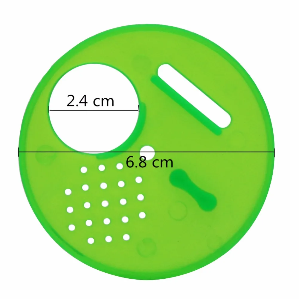 Herramientas de apicultura, puerta redonda de plástico para colmena, salida de abeja individual, ventilación de entrada, puerta de ventilación, colmena, suministros de puerta de nido, 5 uds. - imagen 3