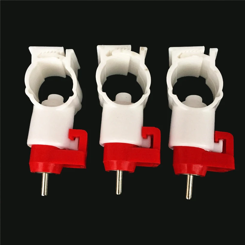 20 piezas tetina para pollo agua potable 20/25mm hebilla volaille bola de agua pezón granja Animal tornillo bebederos suministros para levantar pollos - imagen 2