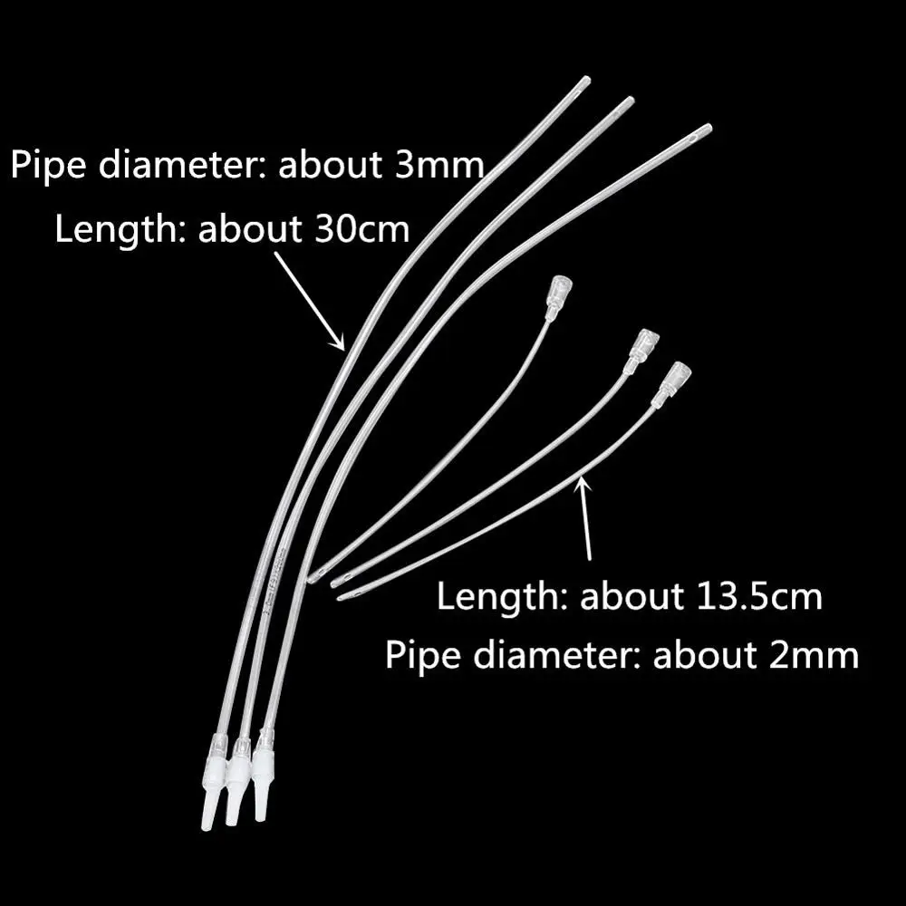 Tubo de silicona suave para loro y pájaro pequeño, aguja de seguridad Oral, diámetro exterior de 2mm/3mm de longitud de aproximadamente 30cm/200 cm, 13,5 unidades - imagen 3