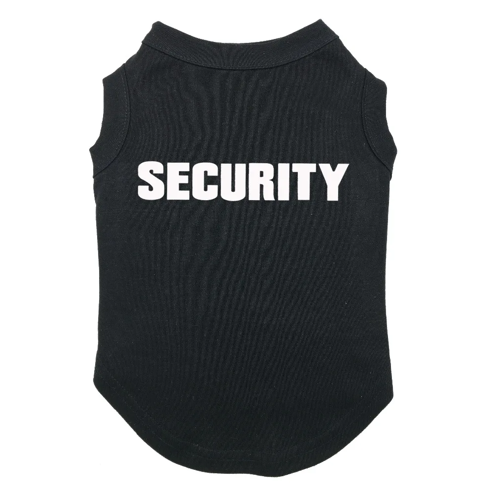 Camisetas estampadas de seguridad para mascotas, ropa barata, camisetas sin mangas de poliéster para todas las estaciones, gran oferta - imagen 4