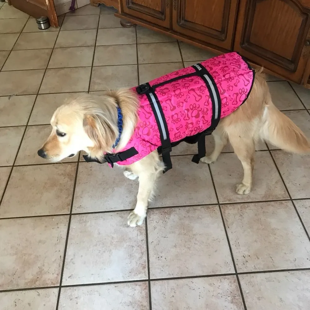 Chaleco Salvavidas con estampado de verano para mascotas, ropa de seguridad para perros, traje de baño para mascotas, Chaleco Salvavidas - imagen 5
