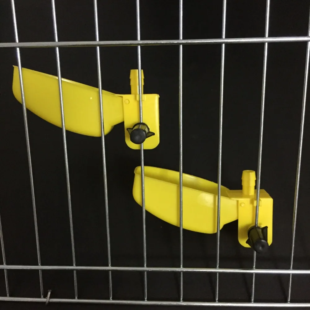 Bebedero para pájaros y loros, bebedero para codornices, cuenco de agua para palomas, taza para beber para aves de corral, jaulas para codornices, suministros de alimentación para pájaros, 5 juegos - imagen 4