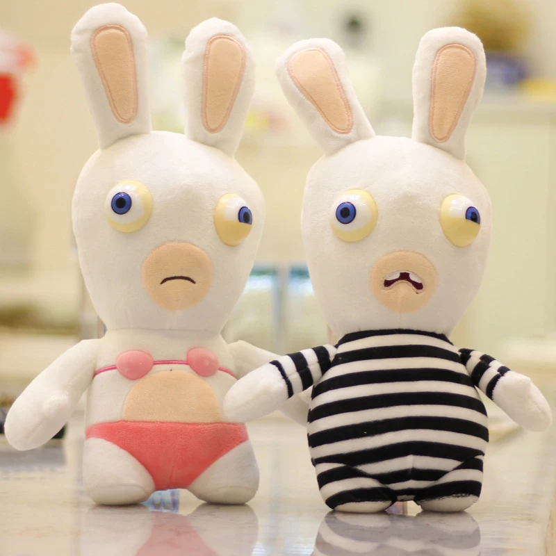 OnnPnnQ Funny Dog Toys Pet Puppy Chew Squeaker Squeaky Plush Sound Crazy Rabbit Stuffed cotton bite Squeaking Toy for small dog7