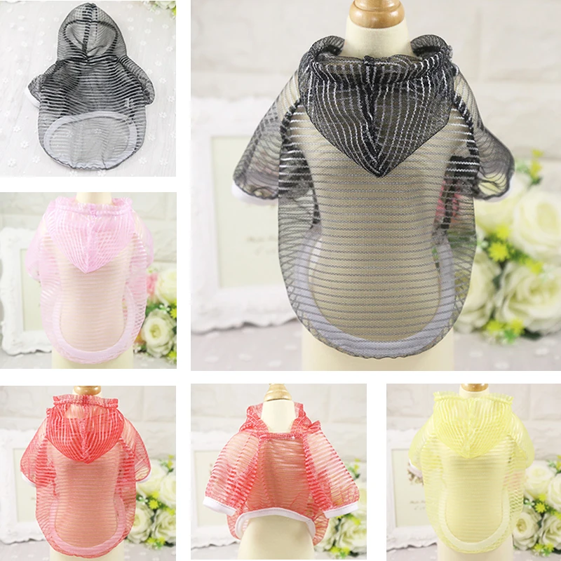 Ropa de verano para perros con protección solar