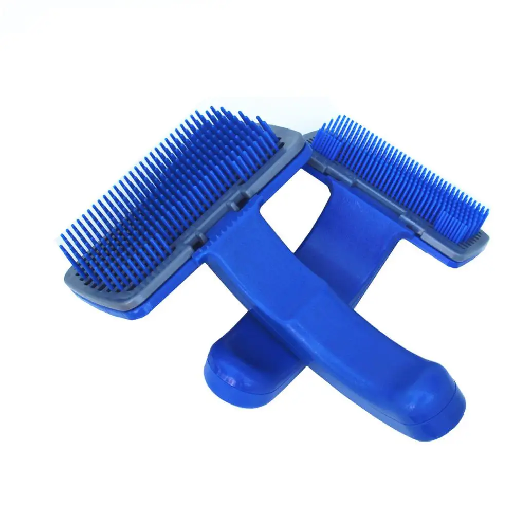 Kemisidi Plastic Dog Pet brush Combs Grooming Brush Pet Grooming Tool Cat Bath Cat cleaning Supplies Pet Brushes Cat combs - imagen 3
